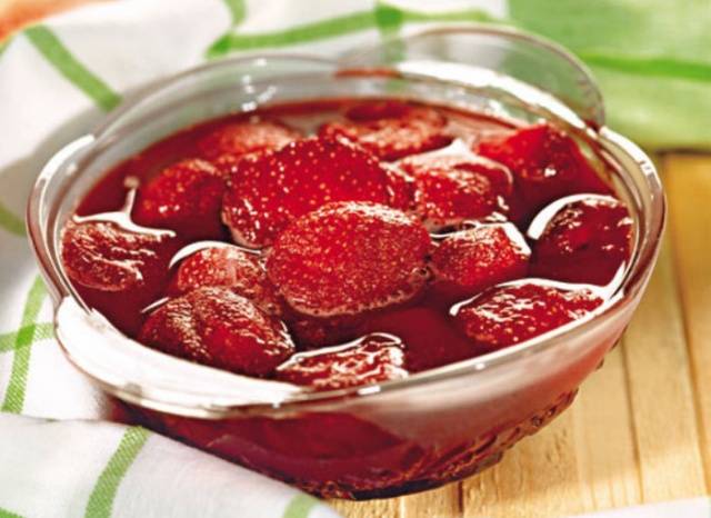 Confiture de fraises cinq minutes