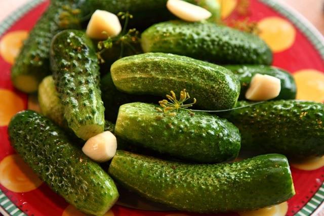 Instant lightly salted cucumbers